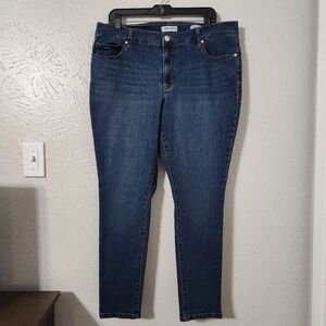 **Nine West Cigarette Mid-Rise Skinny Jeans**